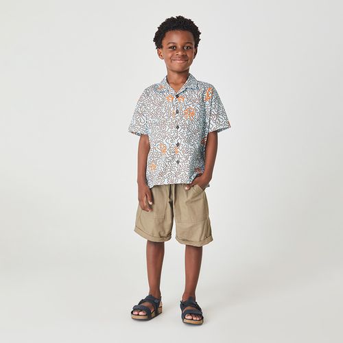 Bermunda Infantil Earth Areia