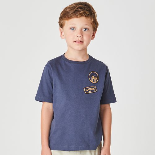 Camiseta Infantil Eyes Azul