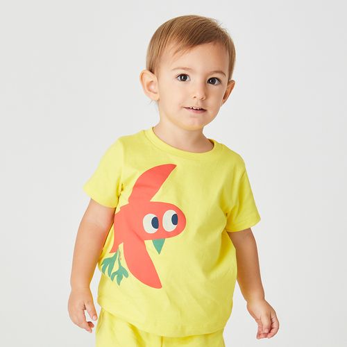 Camiseta Toddler Bird Amarela
