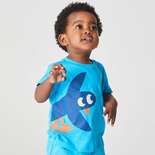 Camiseta Toddler Bird Azul
