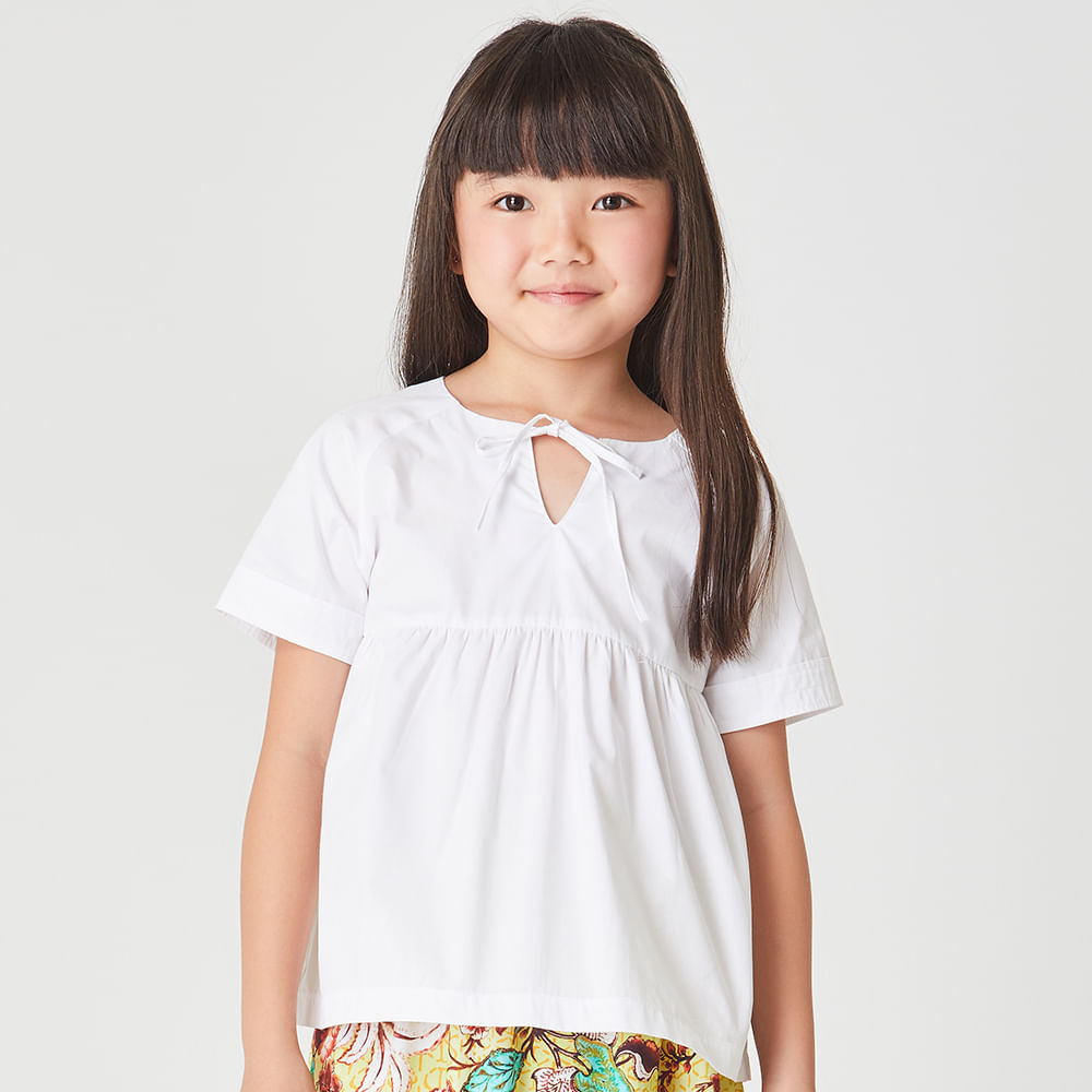 Bata Infantil Céu Branco