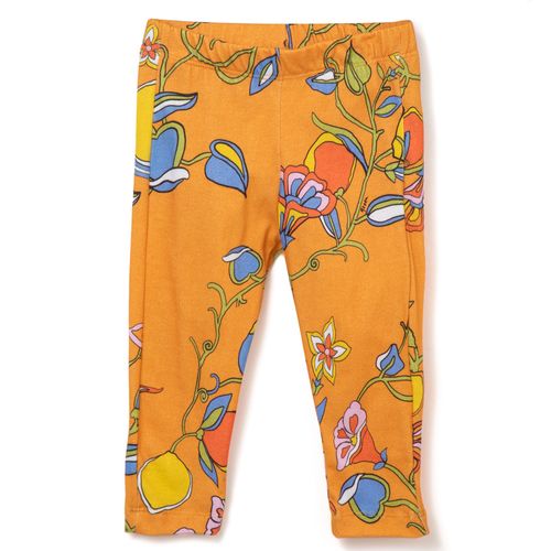 Calça legging Infantil  Festival Laranja