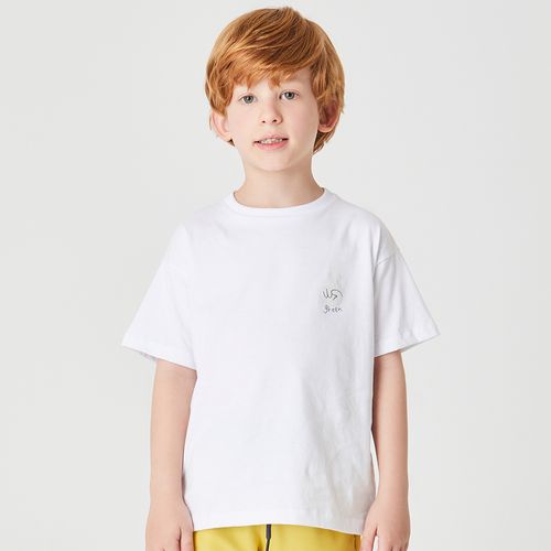 Camiseta Infantil Peace Branca