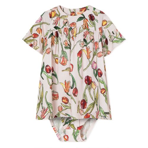 Vestido Toddler Tulipa Rosa