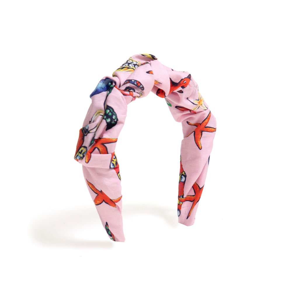 Tiara Infantil Starfish Rosa