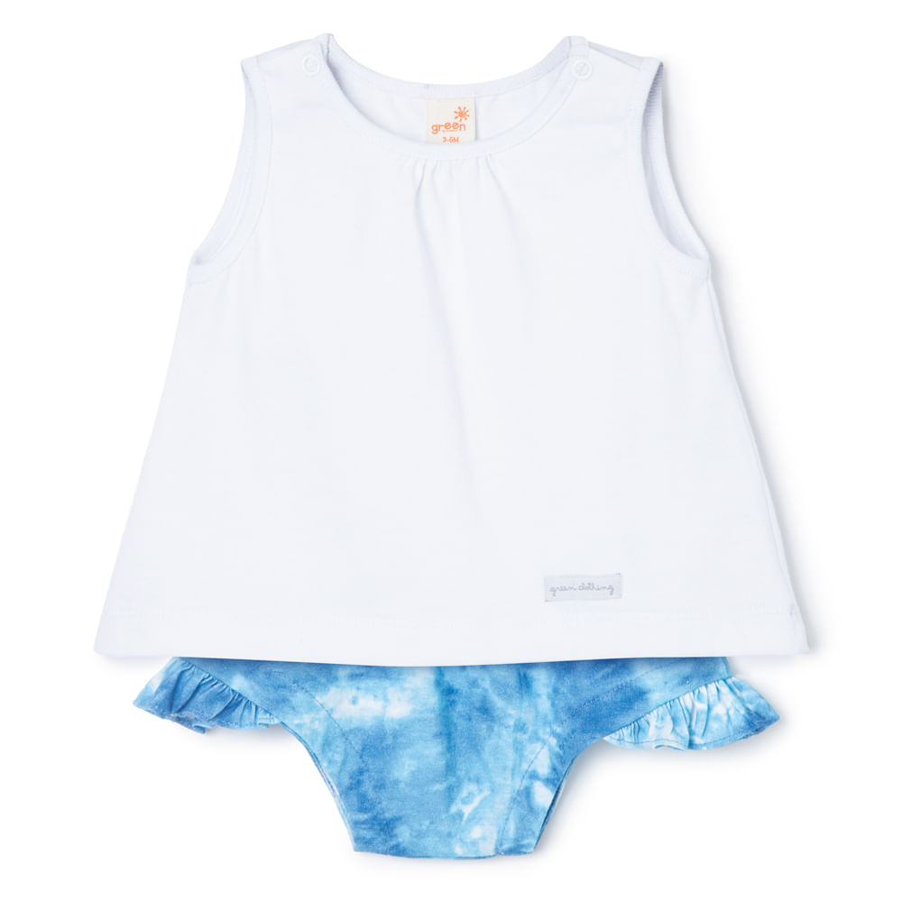 Conjunto Bebê Oceano Azul