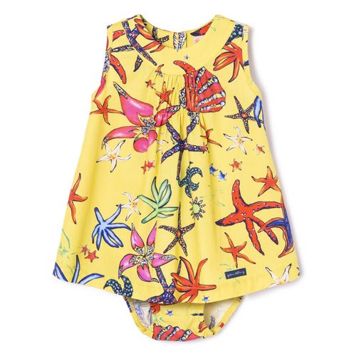 Vestido Bebê Starfish Amarelo