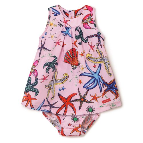 Vestido Bebê Starfish Rosa