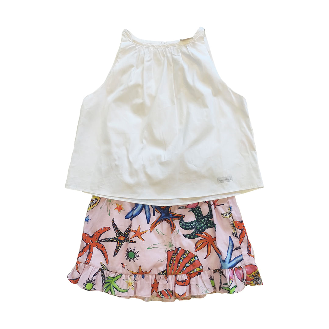 Conjunto Infantil Starfish Rosa