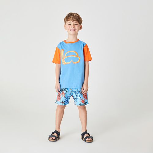 Bermuda Infantil Starfish Azul
