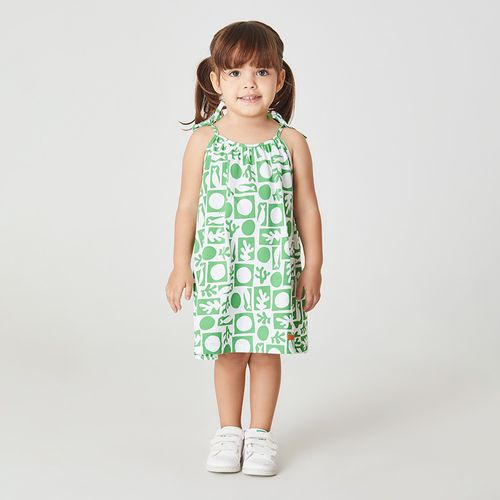 Vestido Toddler Recife Verde
