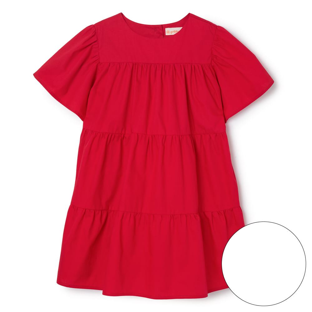 Vestido Infantil Amor Branco