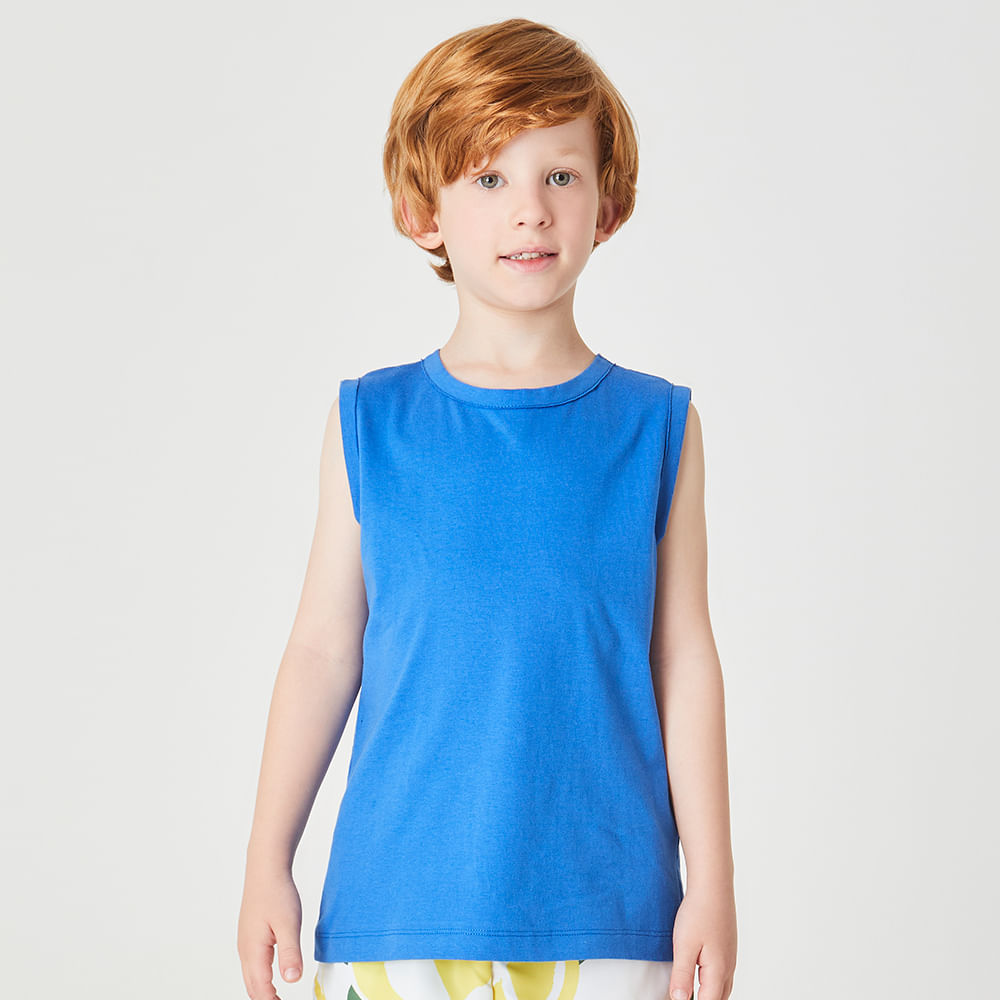 Conjunto Infantil Regata Lemon Vibes Azul