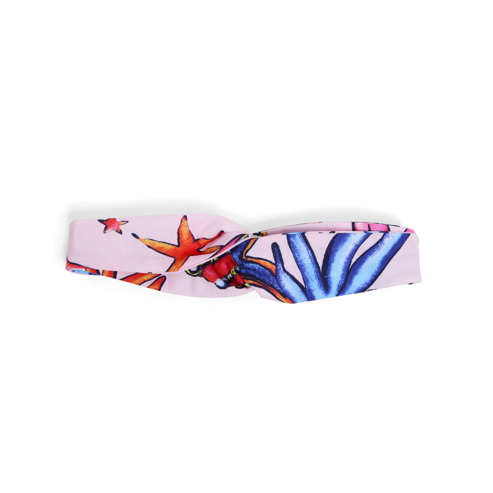 Faixa Bebê Starfish Rosa