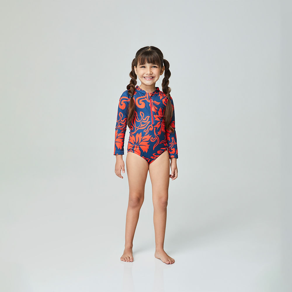 Maiô Infantil Bold Vermelho