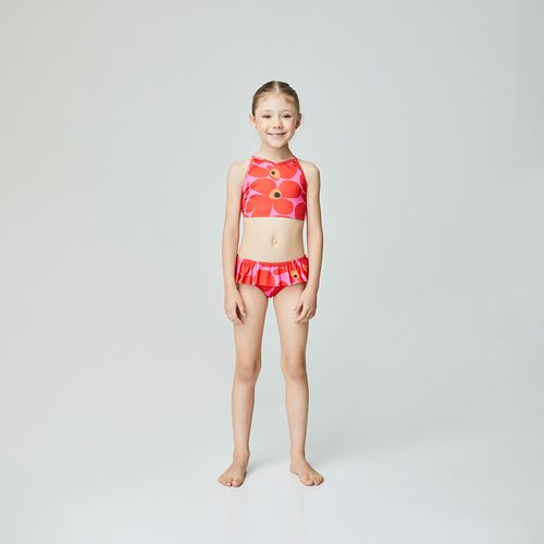 Biquíni  Infantil Power Flower Vermelho