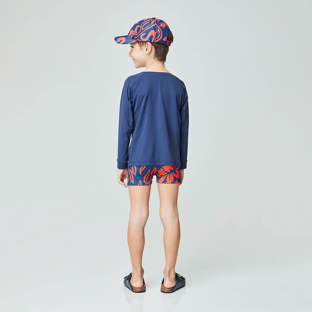 Sunga Infantil Green Vermelho