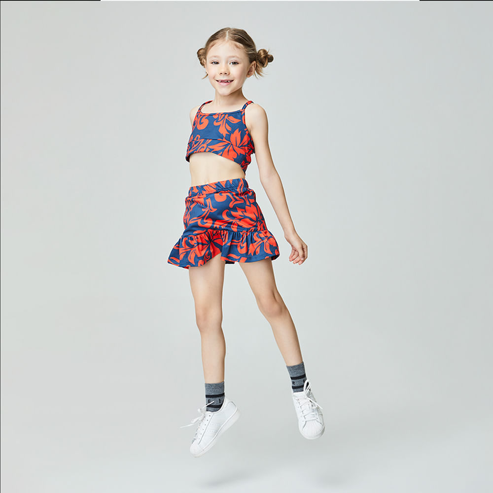Saia Infantil Bold Vermelha