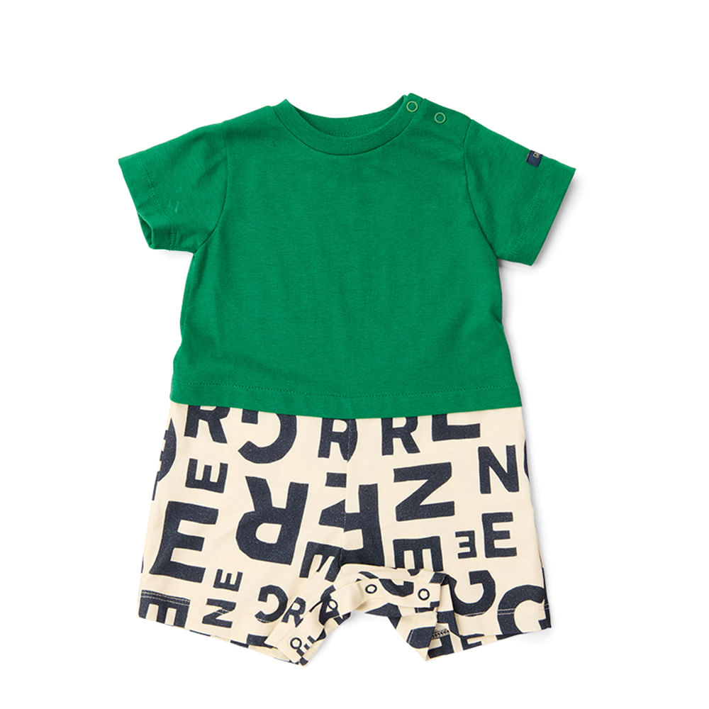 Macacão Bebê Bold Verde