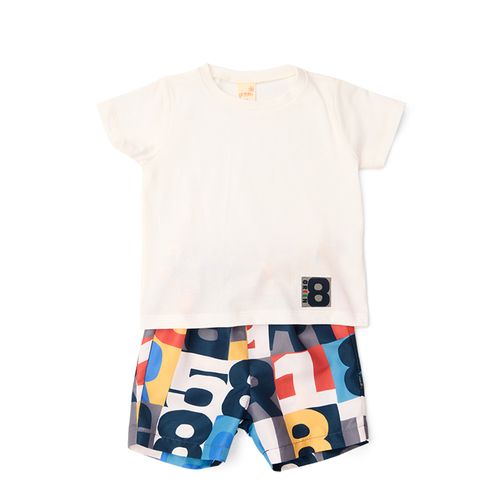 Conjunto Toddler Números Off-White