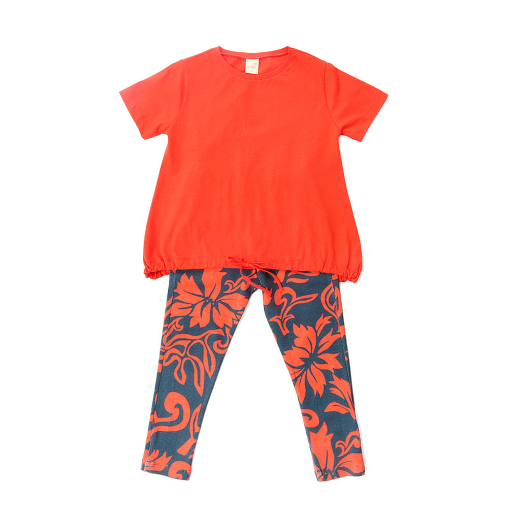 Conjunto Infantil Greener Vermelho