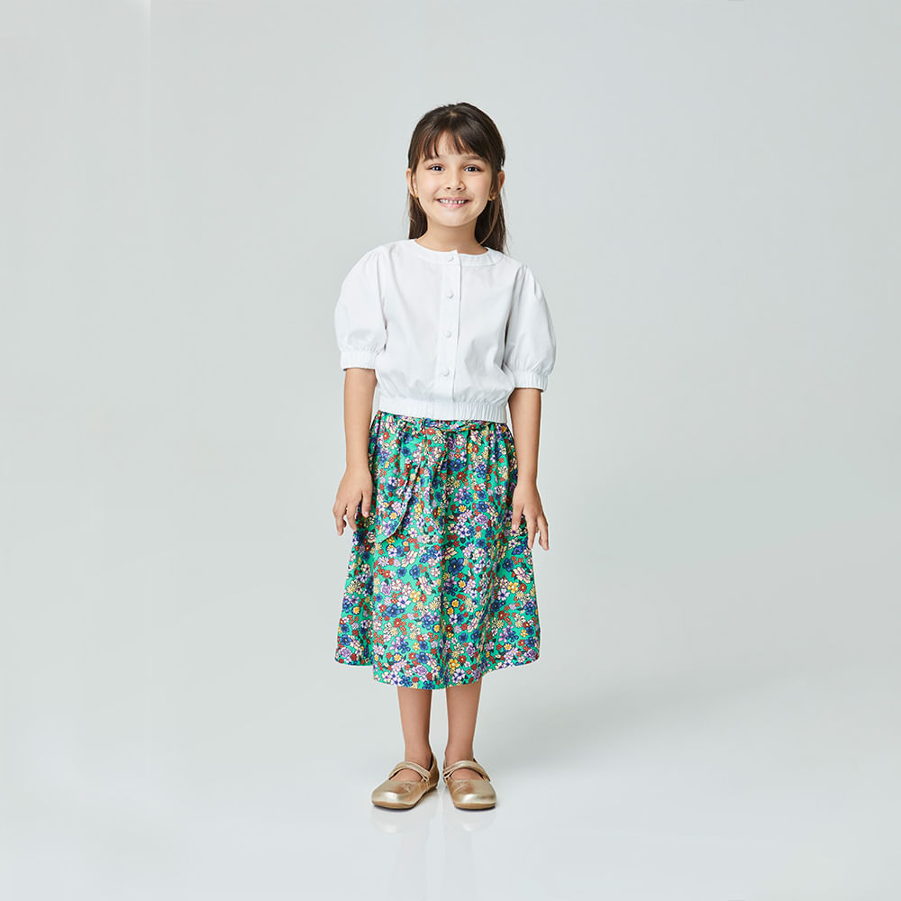 Blusa Infantil Amor Branco