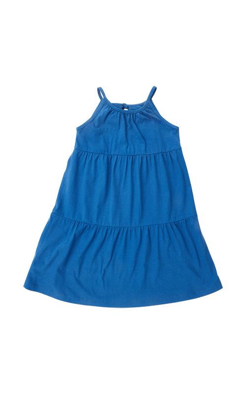 Vestido Infantil Color Azul