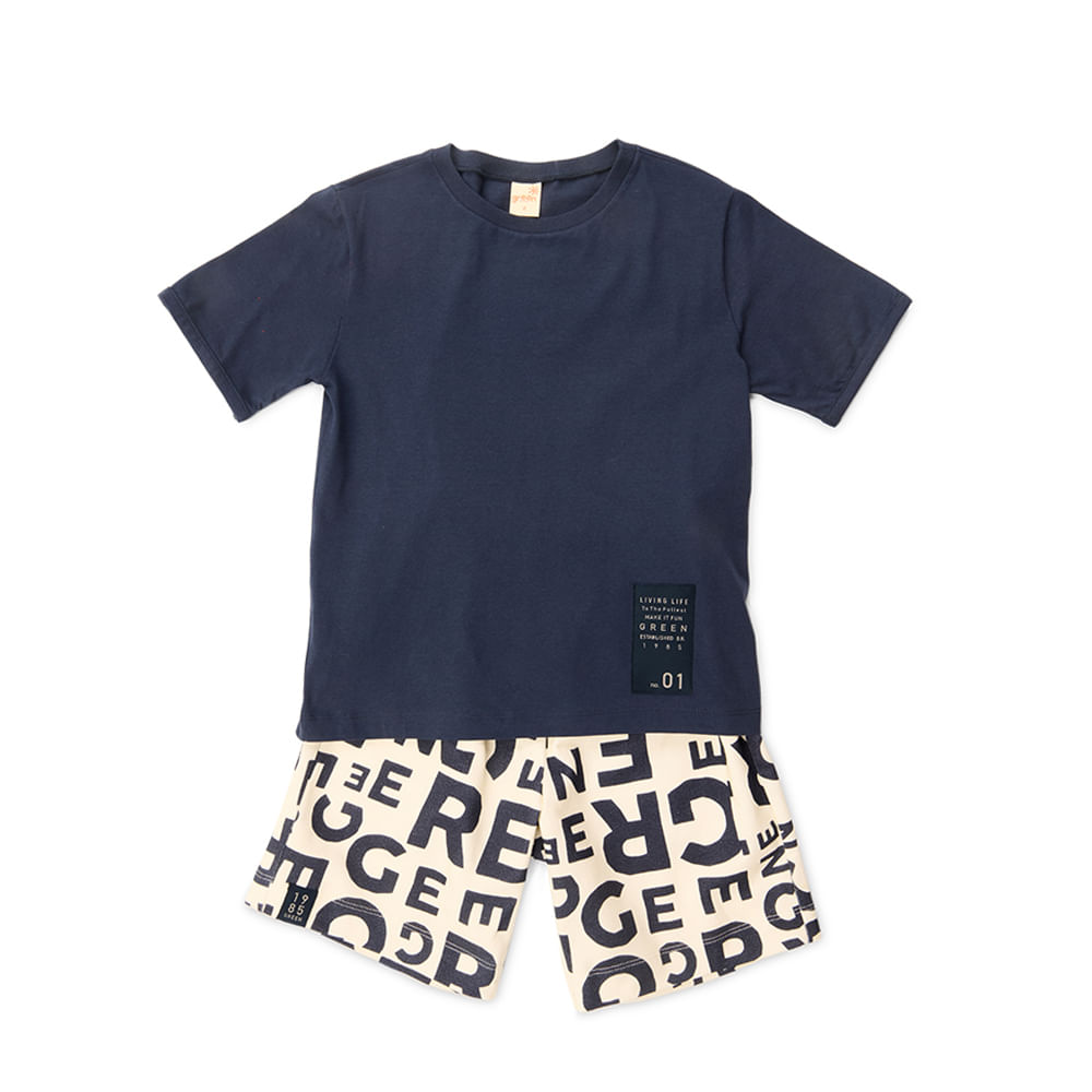 Conjunto Infantil Green Azul