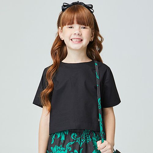 Blusa Infantil Bosque Preta