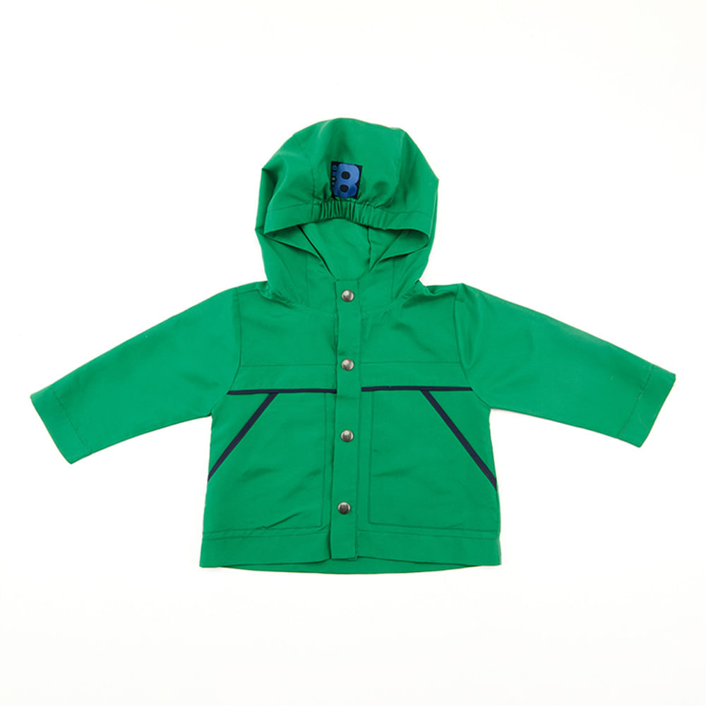 Jaqueta Toddler Corta Vento Color Verde