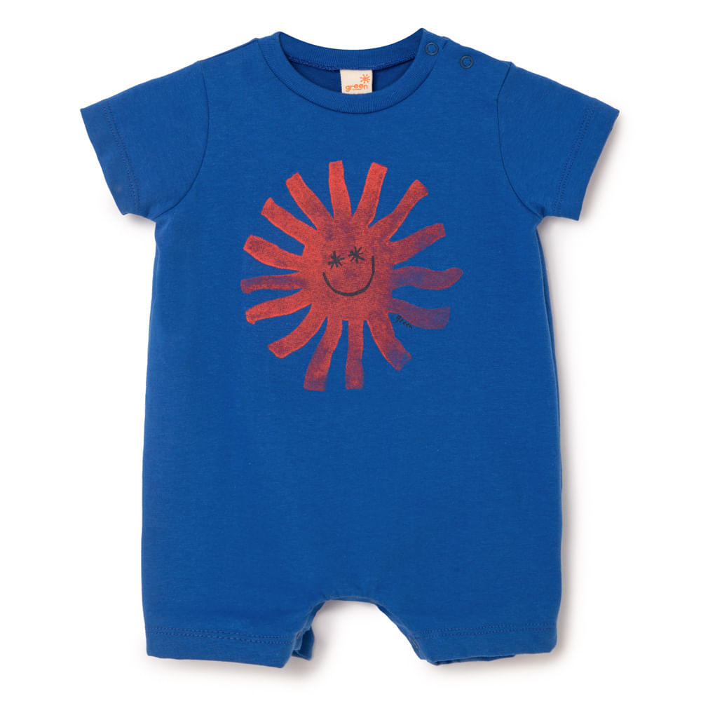 Macacão  Bebê  Sun Azul