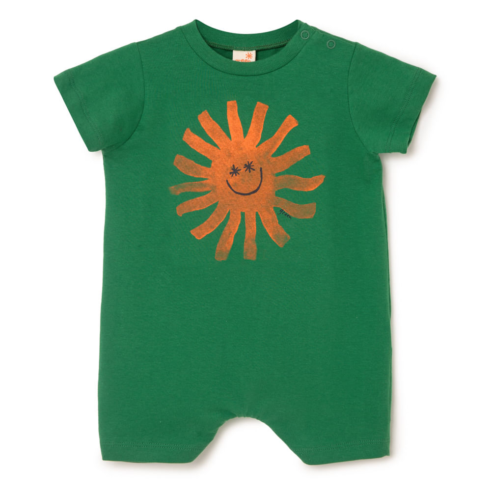 Macacão  Bebê  Sun Verde