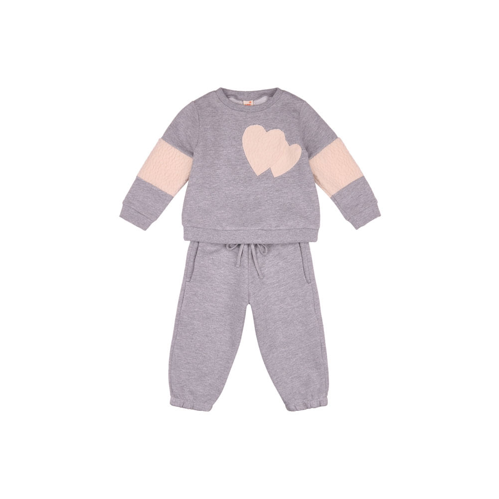 Conjunto Toddler Little Sheep Cinza