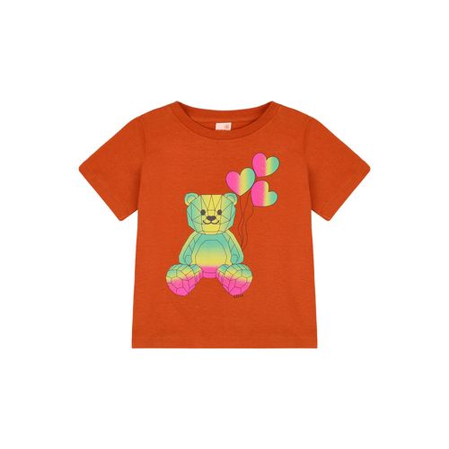 Camiseta Infantil Colour Bear Laranja