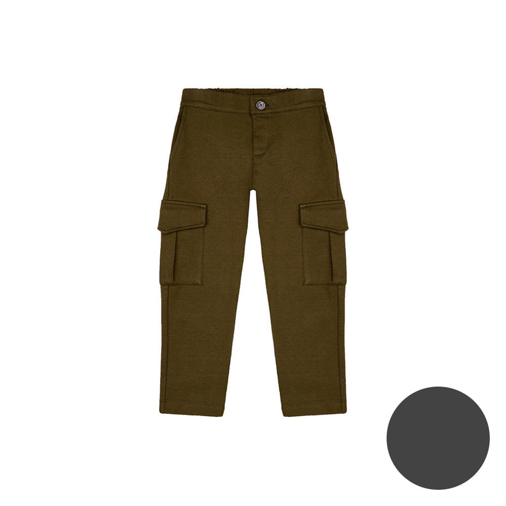 Calça Infantil Carrot Chumbo