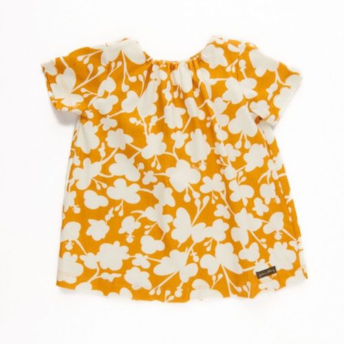 Vestido Bebê Cotton Amarelo