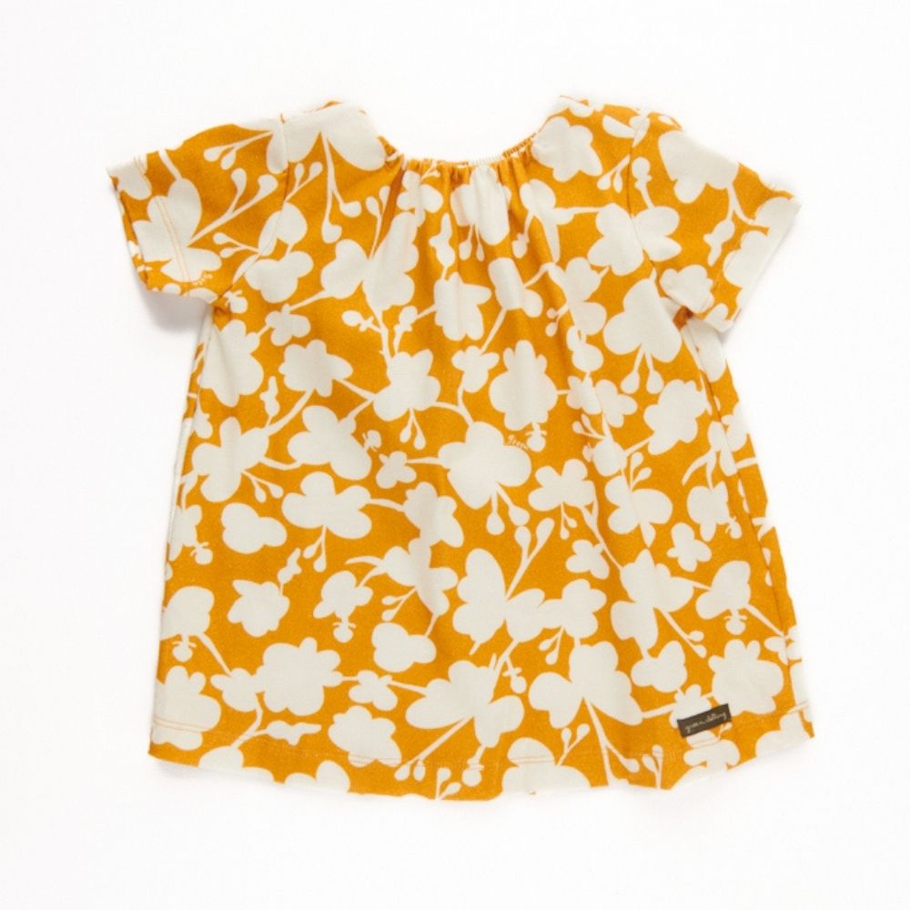 Vestido Bebê Cotton Amarelo