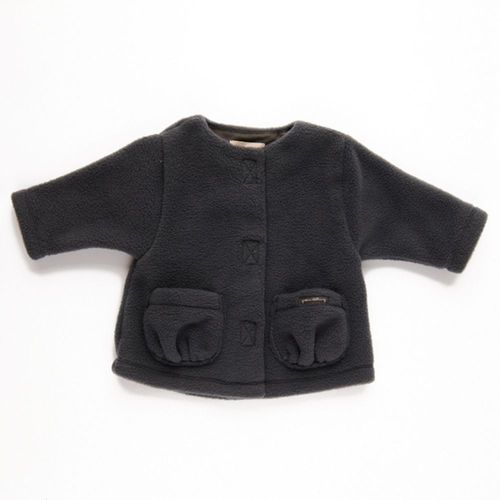 Casaco Bebê Soft Chumbo
