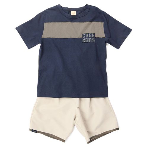 Conjunto Infantil Geo Azul