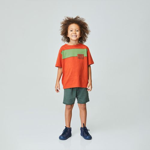 Conjunto Infantil Geo Laranja