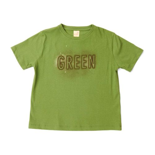 Camiseta Infantil Spray Verde Claro