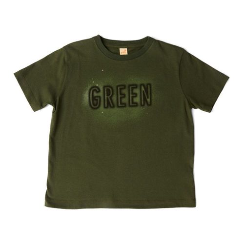 Camiseta Infantil Spray Verde