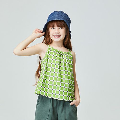 Blusa Infantil Grid Verde