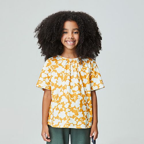 Blusa Infantil Cotton Amarela
