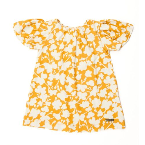 Vestido Infantil Cotton Amarelo