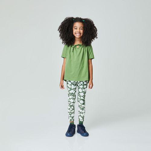 Conjunto Infantil Cotton Verde