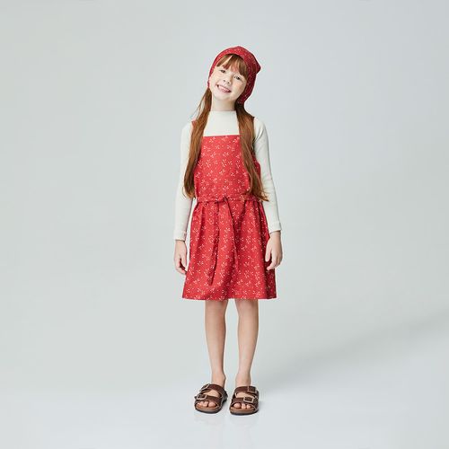Vestido Infantil Brisa Vermelho