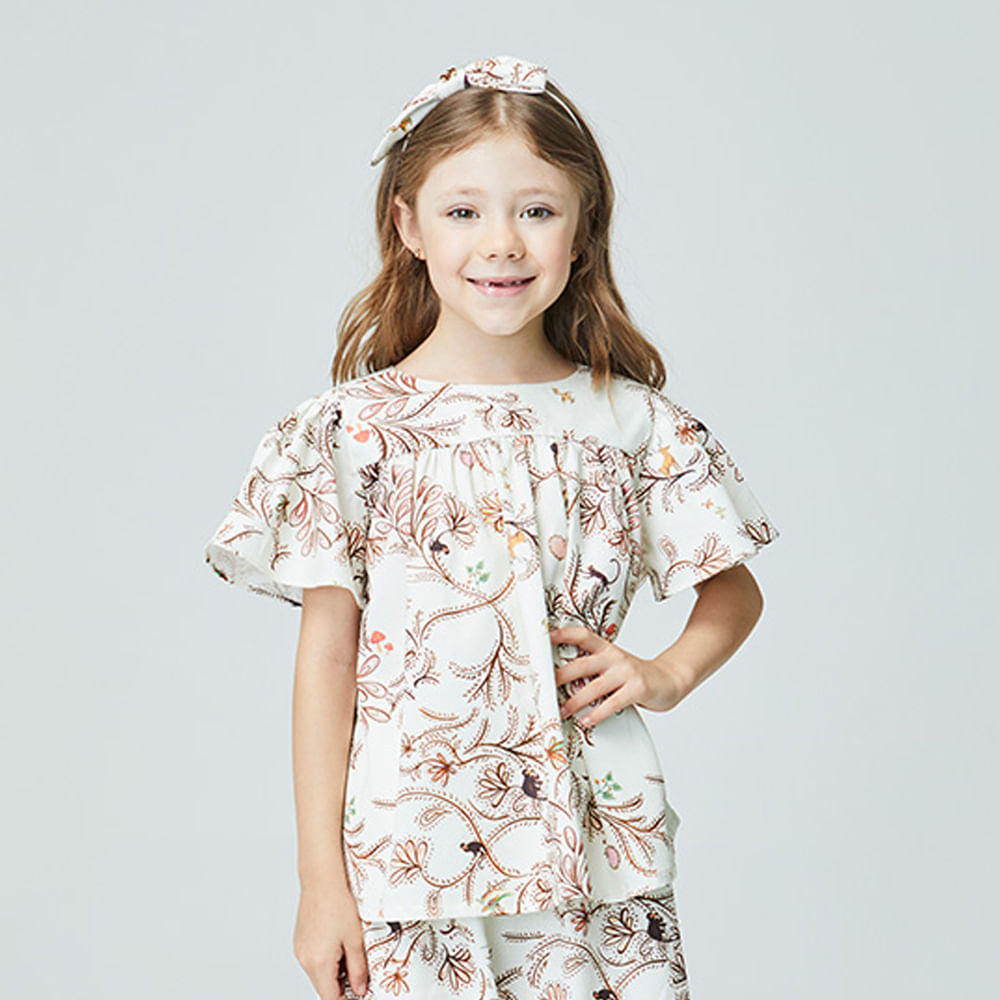 Blusa Infantil Dream Off-White