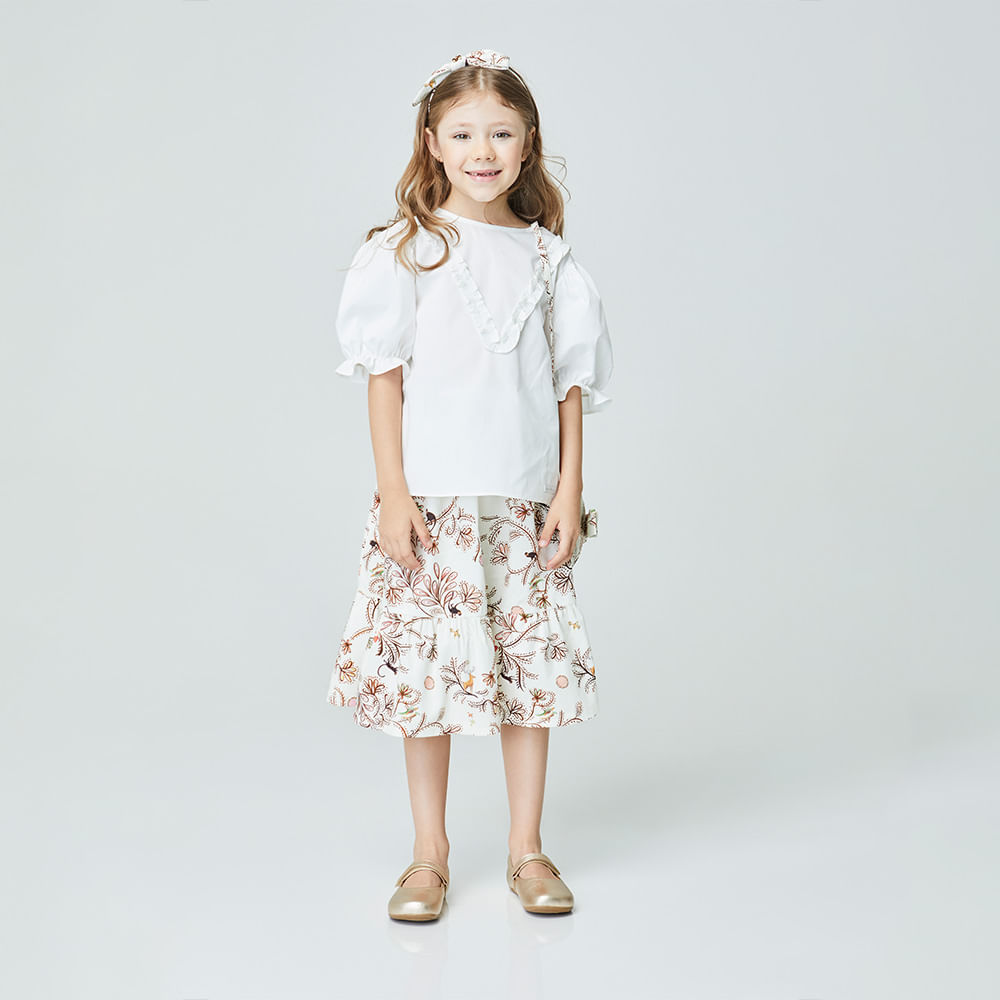 Saia Infantil Dream Off-white
