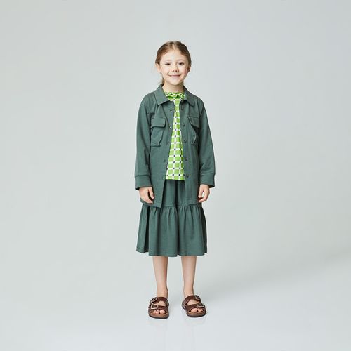 Saia Infantil Natureza Verde